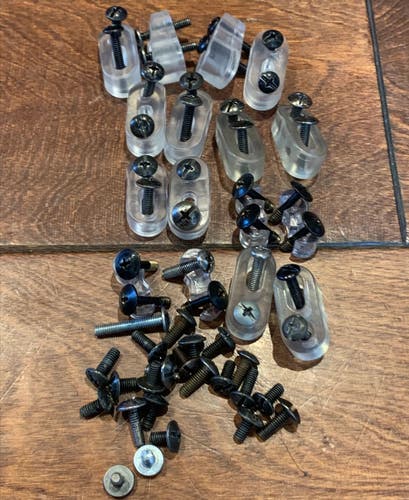 Lot of Pro Stock Visor Hardware & Spacers Oakley & CCM *Please Read Full Description*