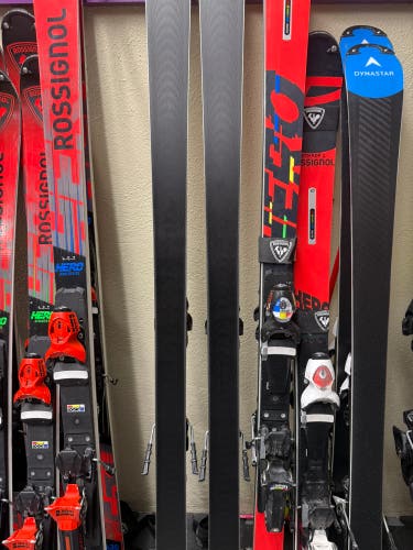 HEAD WC Rebels e-GS RD 188 cm Skis With Bindings Max Din 20 (Used)