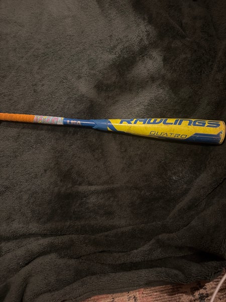 2018 Rawlings Quatro Composite USABat Certified Bat (-10) 18 oz 28" (Used)