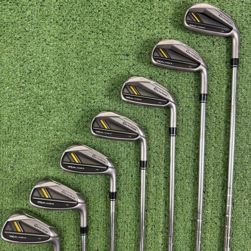 TaylorMade RBladez HL Iron Set 4-PW Stiff Flex 85g Steel Shafts +1/2 Long