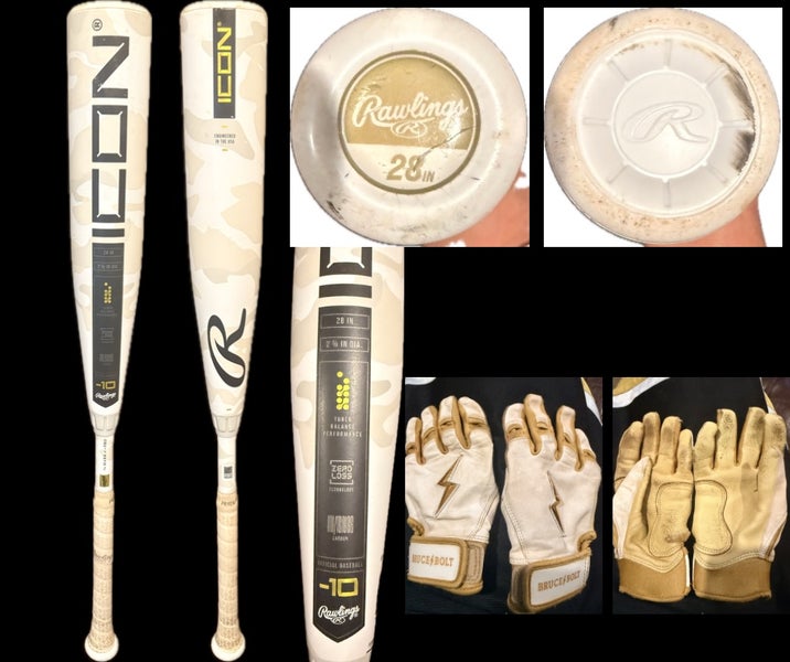 2025 Rawlings Icon USSSA Certified Bat (-10) 18 oz 28" (Used)