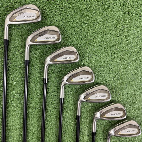 Adams Idea 2023 Iron Set 5-PW AW Regular F3 Flex UST Mamiya Helium Left Handed