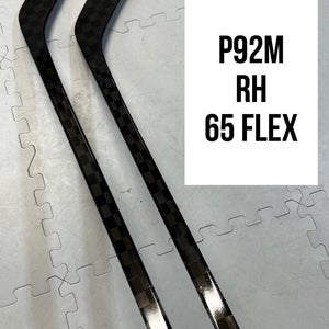 Senior(2x)Right P92M 65 Flex 66” ProBlackStock™ Unbranded Blackouts Pro Stock Nexus Hockey sticks