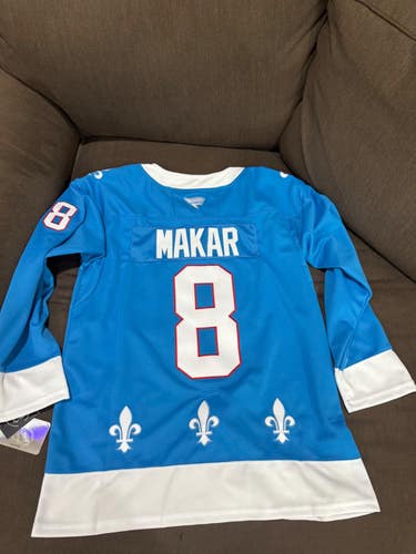 Cale makar Colorado Avalanche blue jersey men’s size large new