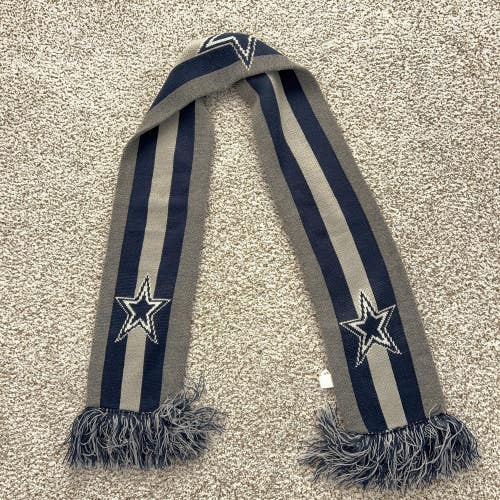 Dallas Cowboys Scarf Blue Gray NFL Football Winter Knit One Size FOCO Sports