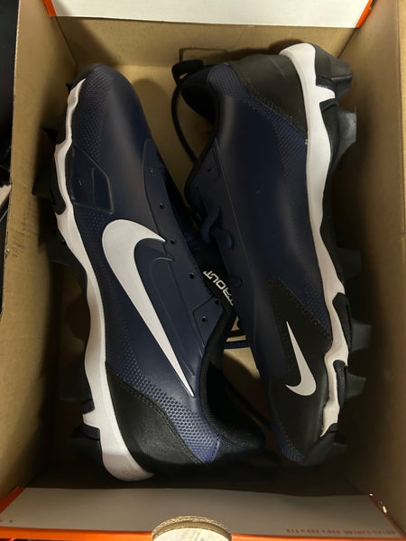 Blue Men's Size M 9.0 (W 10.0) Adult Nike Low Top Molded Cleats (New)