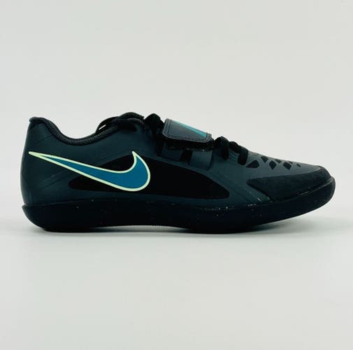 Black Men's Size M 9.0 (W 10.0) Adult Nike Zoom SD 2 Track and Field Throwing Shoes FZ9665-001 (New)