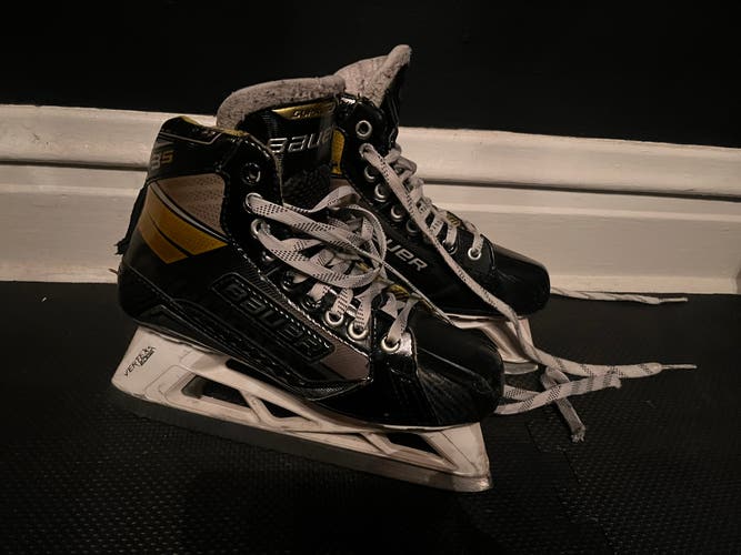 2020 Bauer Supreme 3S Hockey Goalie Skates Regular Width Size 6.5 (Used)