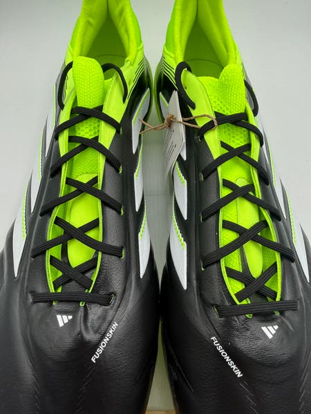 Adidas Copa Pure 3 Elite Fg Core Black Green Soccer Cleats  display picture 3
