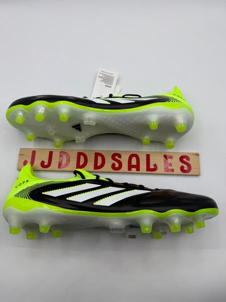 Adidas Copa Pure 3 Elite Fg Core Black Green Soccer Cleats 