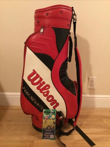 Wilson FatShaft Staff/Cart Golf Bag with 6-way Dividers & Rain Cover