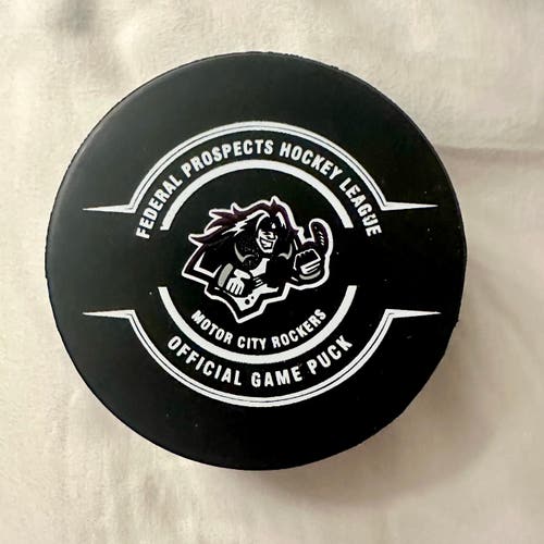 Motor City Rockers Hockey 2024-25 Official Game Puck (FPHL)