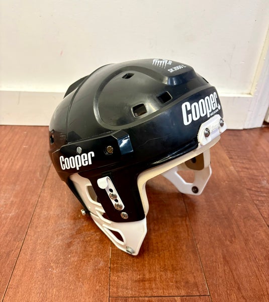 Retro Cooper SK2000 L / Large Hockey Helmet Black w/ New Foam & Bumpers + Free Shipping (Used)