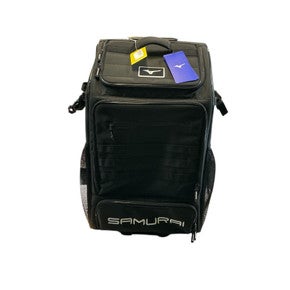 Used Mizuno SAMURAI BB/SB Player Wheeled Bag Black 11873-S000232563