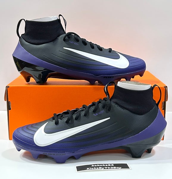 Size 11.5 Nike Zoom Air Vapor Pro 1 TB P Football Cleats Purple Black IB2495-004
