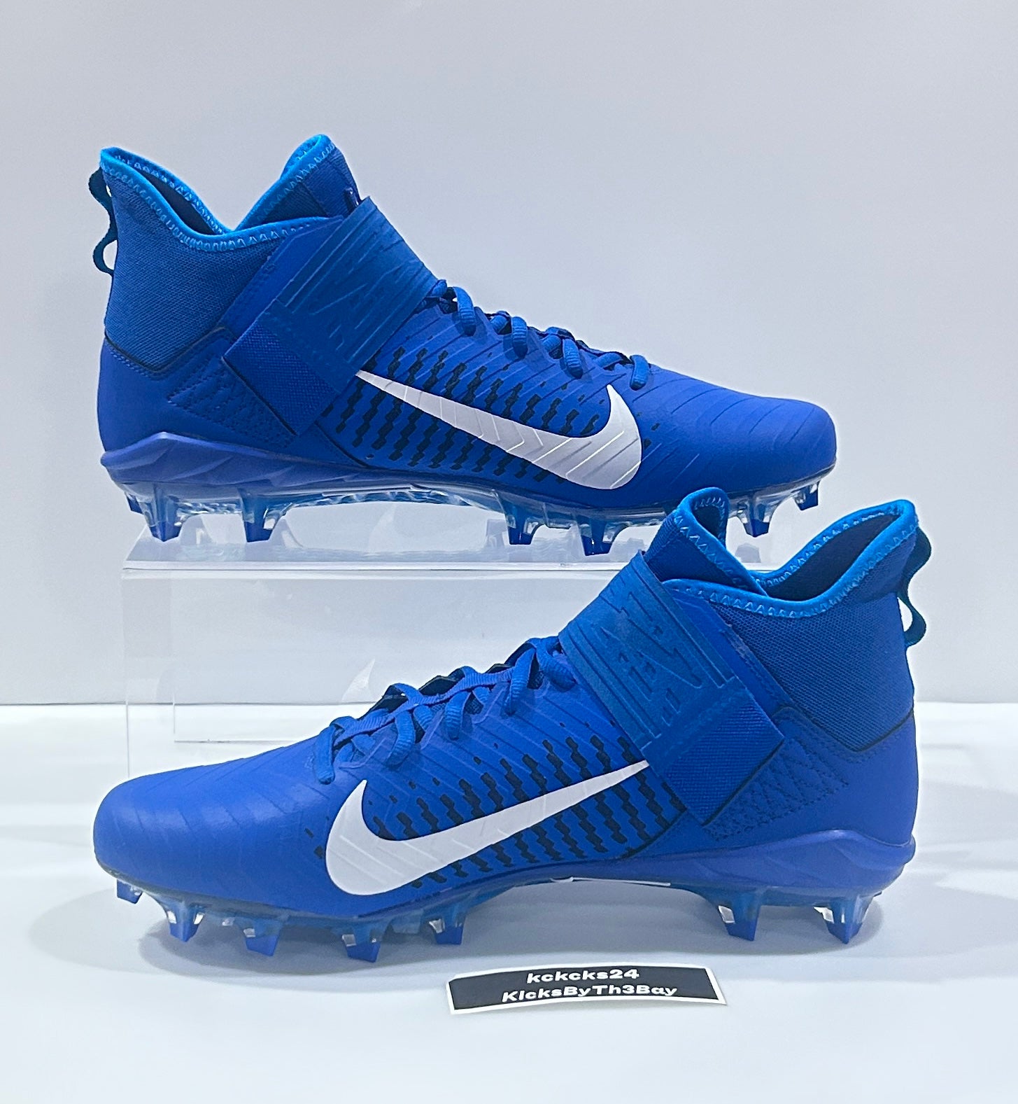 Size 13 Nike Alpha Menace Pro 2 Mid Football Cleats Royal 