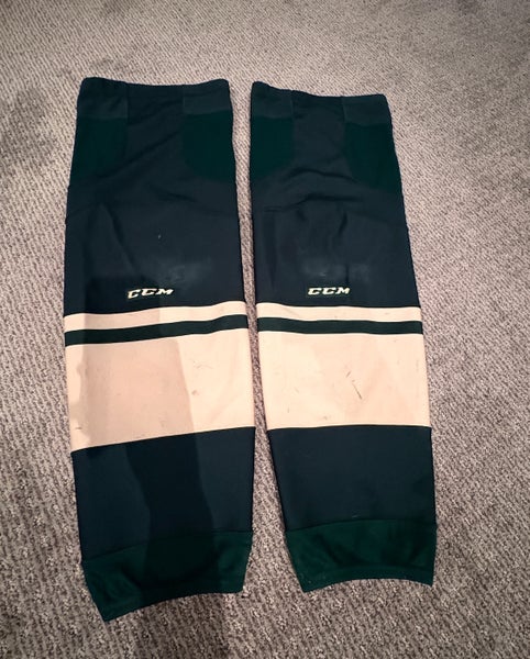 Green Senior Large CCM Socks (Used)