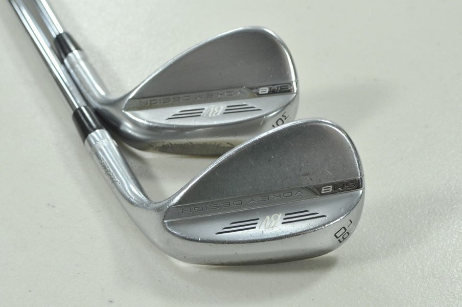 Titleist Vokey SM8 Tour Chrome 56*, 60* Wedge Set Right Steel # 211711