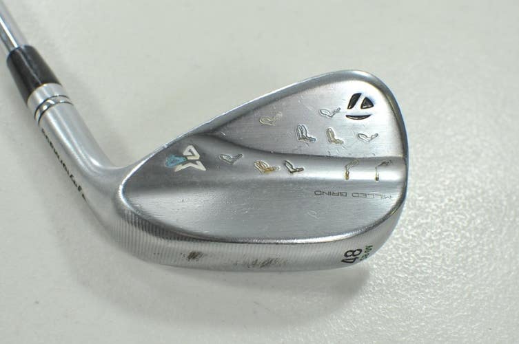 TaylorMade Milled Grind 4 Satin 48*-09 Wedge Right DG X100 X-Stiff Steel #211478