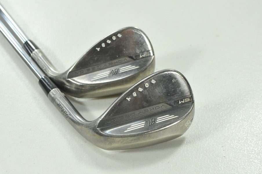 Titleist Vokey SM8 Brushed Steel 54*, 58* Wedge Set Right Steel # 211253