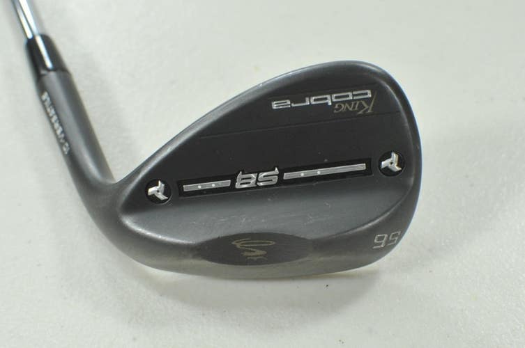 Cobra SnakeBite Black 2021 56*-10 Wedge Right KBS Hi-Rev 2.0 Steel # 211729