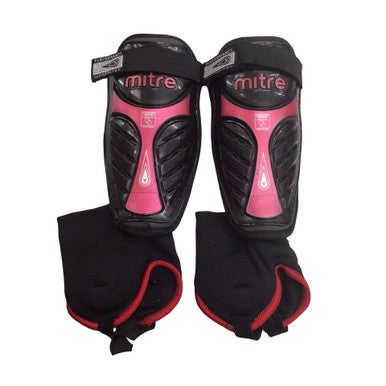 Used Mitre Soccer Shin Guards Adult Black MD 11760-S000088138