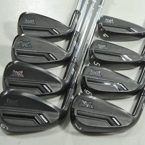 LEFT HANDED PXG 0211 XCOR2 Xtreme Dark Black 4-W,GW Iron Set Regular KBS #210061