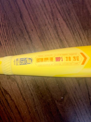 2024 Easton Hype Fire Composite USSSA Certified Bat (-5) 26 oz 31" (Used)