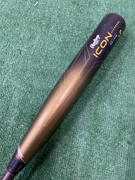 2023 Rawlings Icon Composite Bat BBCOR Certified (-3) 30 oz 33" (Used)