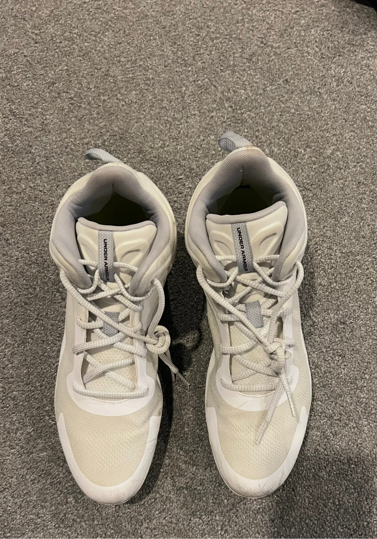 Under Armour Club Mid Sneakers, Off White Men’s Size 12, New w/o Box Amazon.com | Under Armour Men main image 3