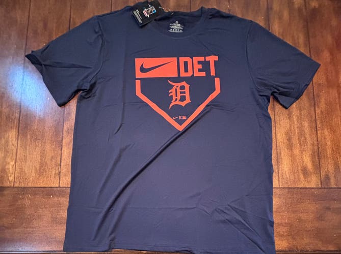 Detroit Tigers Dri-Fit Short Sleeve Tee Adult XXL NWT