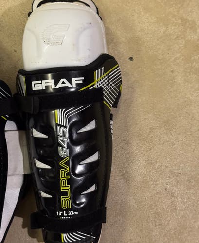 Senior Graf 13" Shin Pads (Used)
