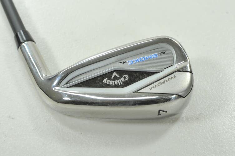 Callaway Paradym Ai Smoke HL Single 7 Iron Senior Flex Right Graphite # 210637