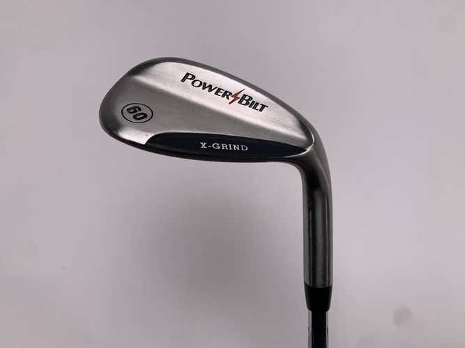 Powerbilt X-Grind Lob Wedge LW 60* Apollo Wedge Steel Mens RH