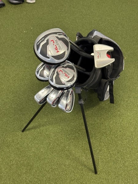 Tour Edge HL-J Red Junior Golf Set Ages 9-12 - Right Handed Used Height 58-64