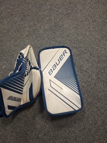 Bauer Performance Street Goal Blocker & Glove Regular Hand Blue (Used)