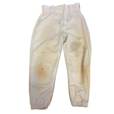 Used Rawlings Youth Classic Fit Elastic Waist T-Ball Pant Boys White SM 11730-S000069647