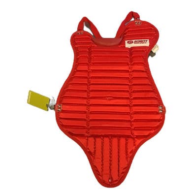 Used Schutt SCP-IC Catchers Chest Protector Red Intermed 11730-S000069679