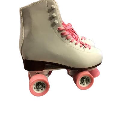 Used Senior Roller Quad Skates White Senior 9 11730-S000069684