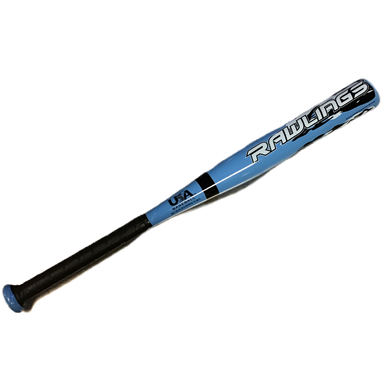 Used Rawlings Blue USA T-Ball Bat, 24 inch (-12) 11730-S000069682
