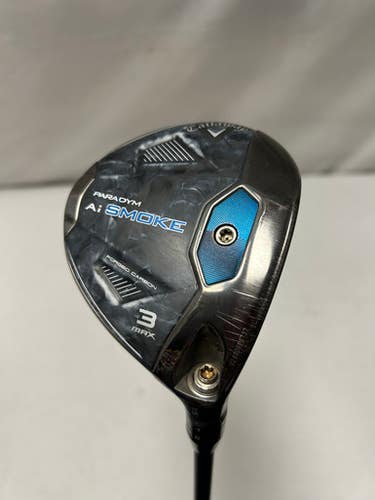 Used Callaway PARADYM AI SMOKE MAX Mens Fairway Wood RH 3 Wood 11490-S000268850
