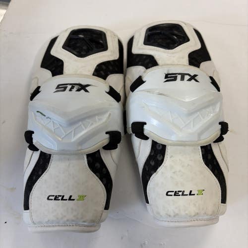 Adult Size Medium STX CELL IV Lacrosse Elbow Pads.
