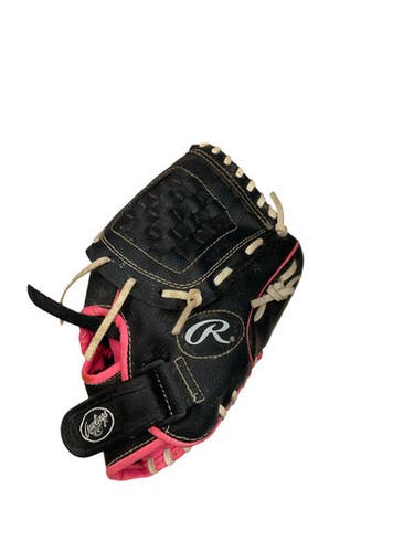 Used Rawlings PLAYER SERIES BB/SB Glove T-ball Black 10 1/2" 11859-S000028433