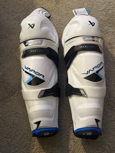 Senior Bauer Vapor Flylite 16” Shin Pads (New)