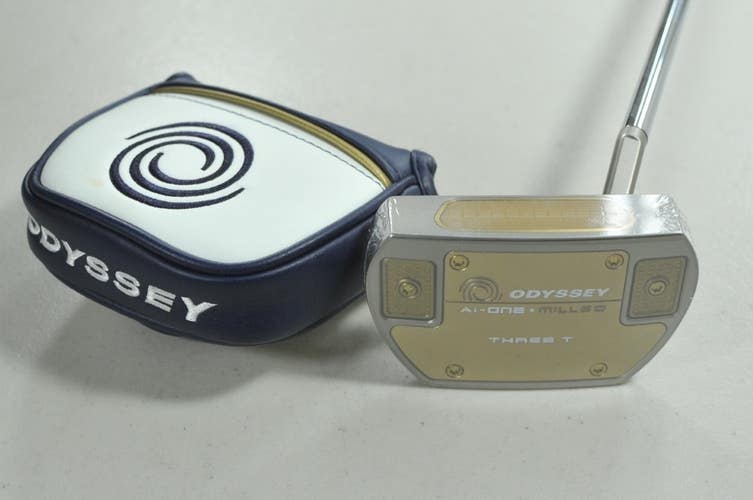 Odyssey Ai-ONE Milled Silver Three T 35" Putter Stroke Lab SL 90 Steel # 211436
