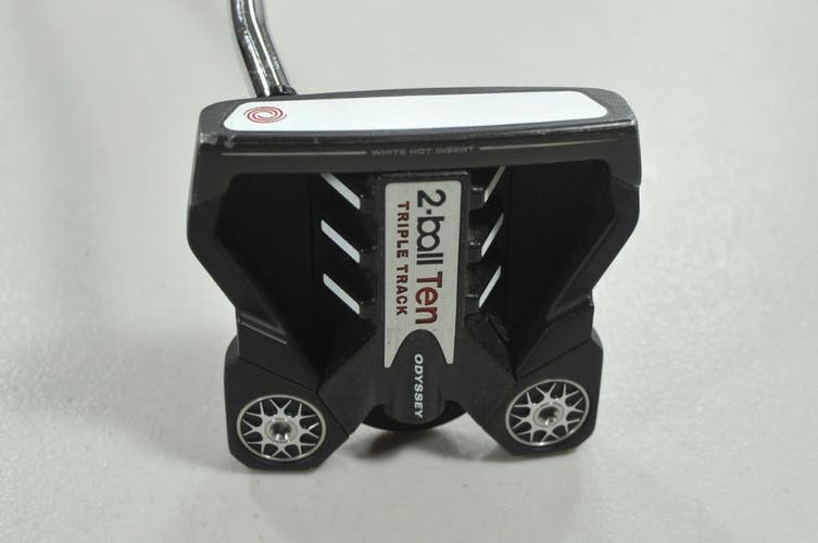 LEFT HANDED Odyssey Ten 2-Ball Triple Track 34" Putter SL Graphite  # 211033