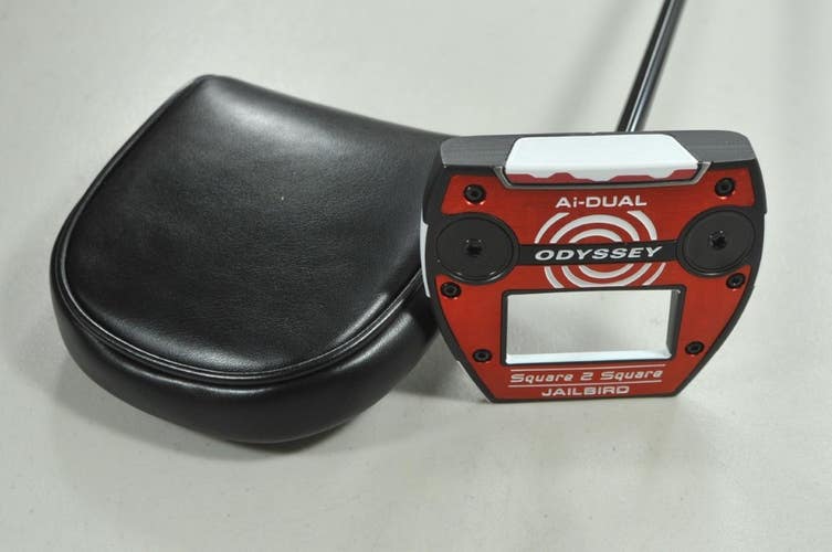Odyssey Ai-DUAL Square 2 Square Jailbird 35" Putter Right Steel # 211753