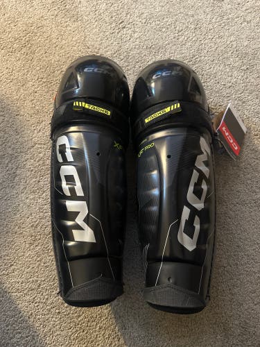 Senior CCM XF Pro 15” Shin Pads (New)