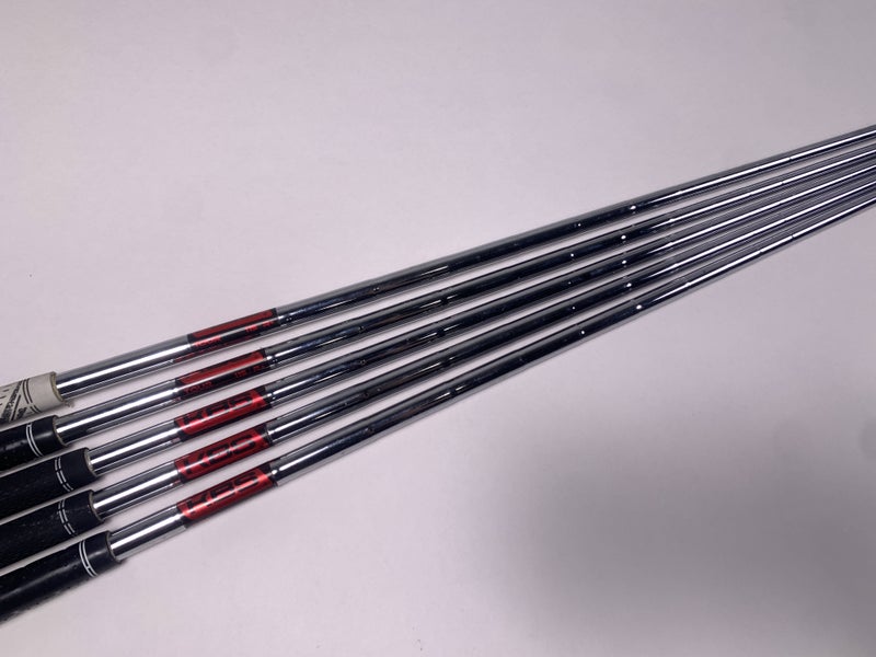 KBS Tour 115g Regular Plus Steel Iron Set of 5 Shafts 33.5''-35''- Pull 0.355