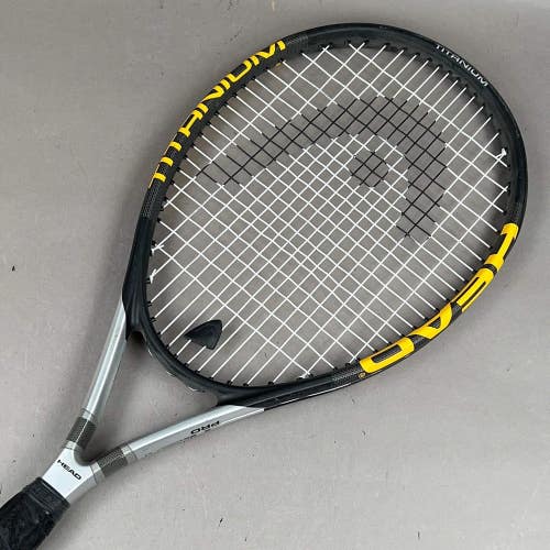 Head Ti.S1 Pro Titanium Oversize Tennis Racquet 4 1/4" Grip & 107in Head Size